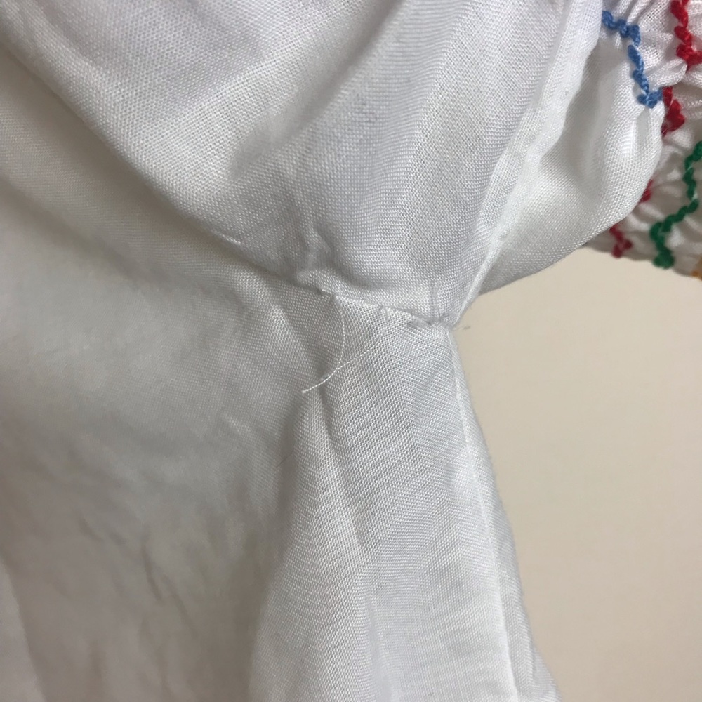 Vintage Hungarian Peasant Embroidered Top - image 4